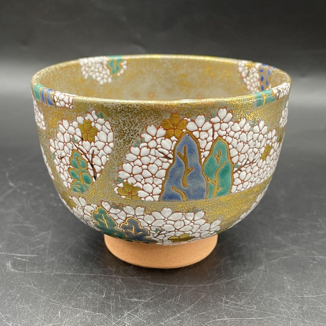 加藤利昇造　乾山写　吉野桜　茶碗　茶道具　5 Amazon.co.jp: 加藤利昇造 乾山写 吉野桜 茶碗 茶道具 5